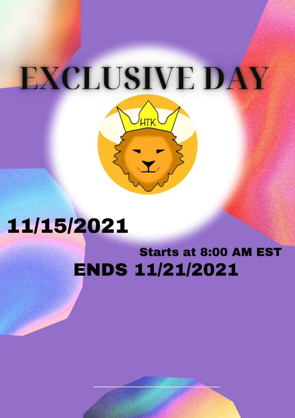EXCLUSIVE DAY IS HERE!