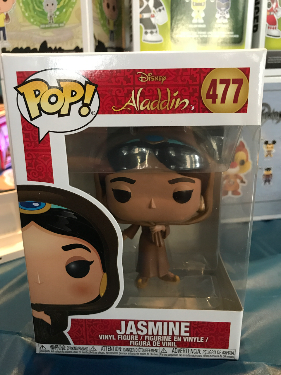 Disney Aladdin #477 Jasmine in Disguise Funko Pop! Disney – Hunter Toy  Kingdom